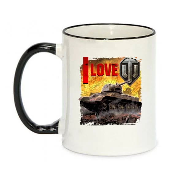 Чашка Я люблю World of Tanks 12038