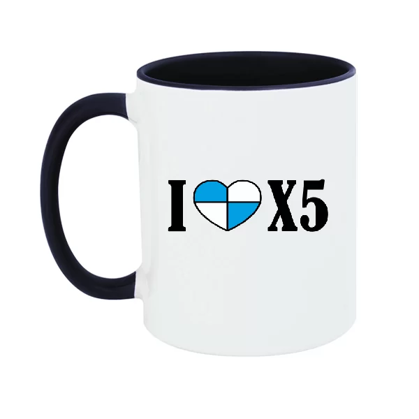 Чашка Люблю БМВ X5