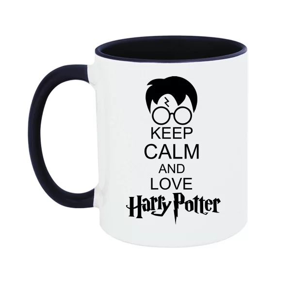 Чашка Keep calm and love Harry Potter