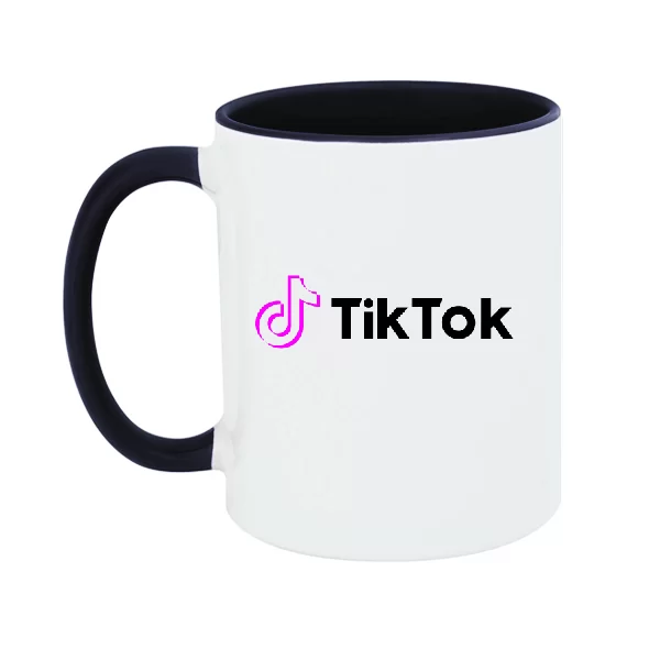 Чашка с надписью Tik Tok