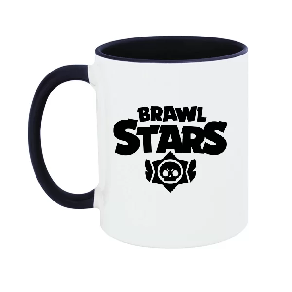 Чашка с надписью Brawl Stars