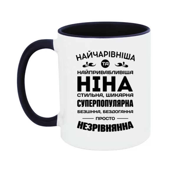 Чашка з іменем Ніна