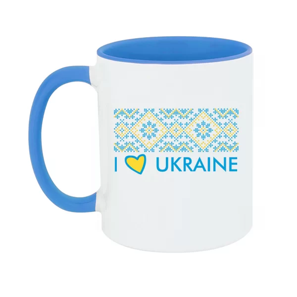 Чашка I love Ukraine