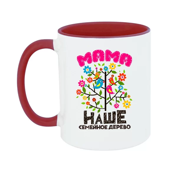 Чашка Мама Семейное дерево