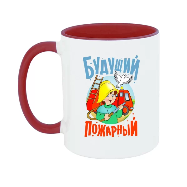 Чашка Будущий пожарный