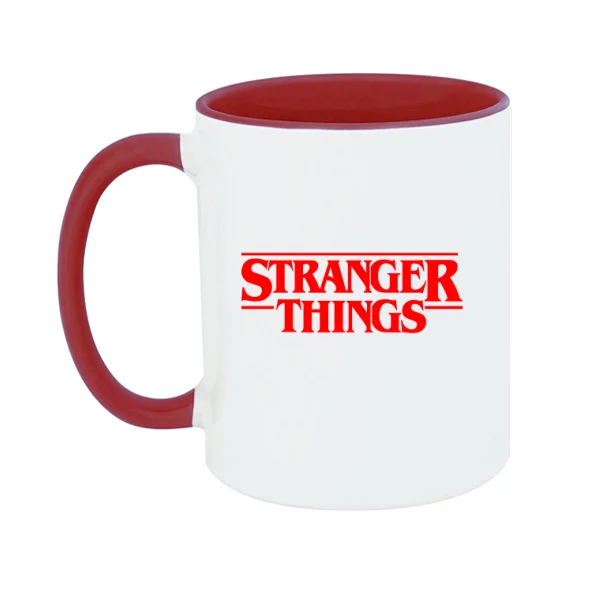 Чашка с надписью Stranger Things 