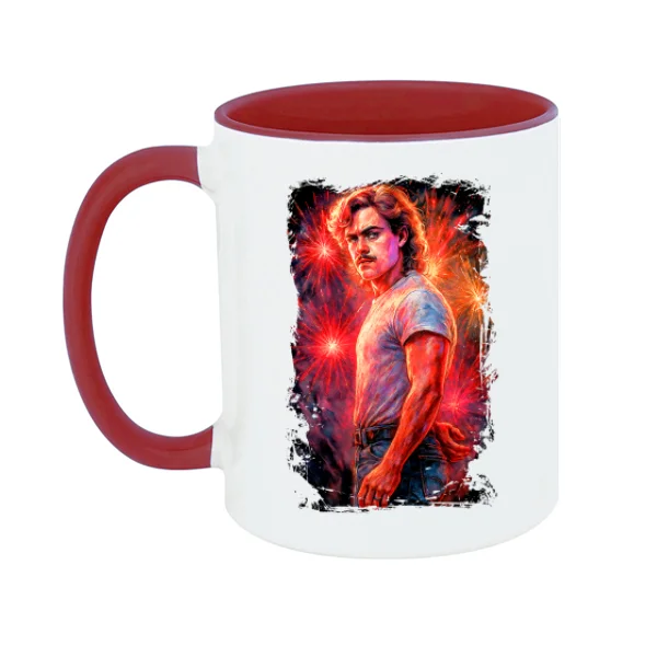 Чашка Stranger Things взгляд Билли