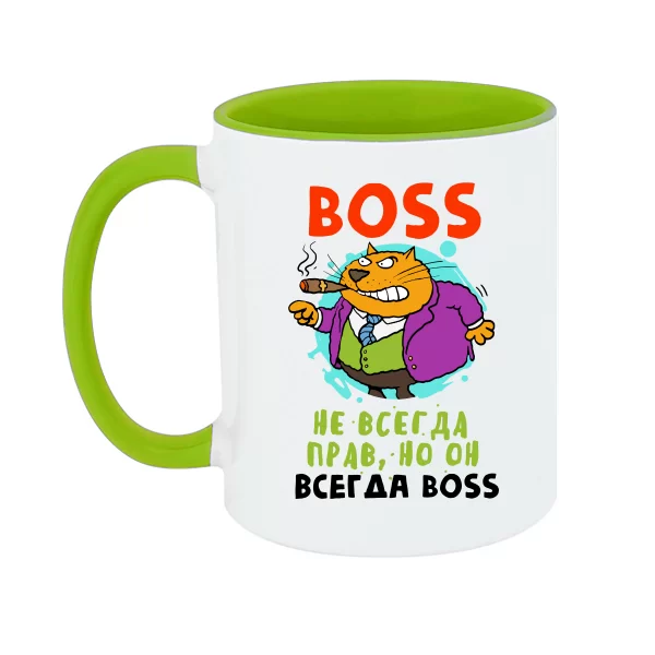 Чашка Босс всегда босс