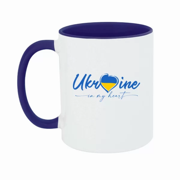 Чашка Украина в моем сердце