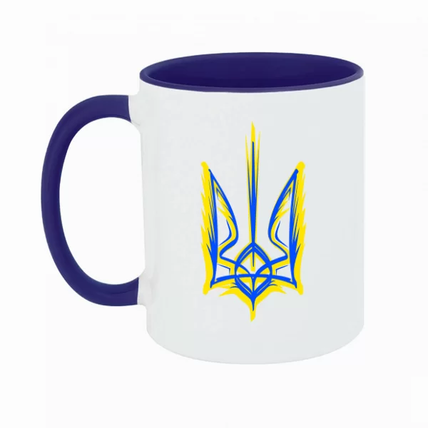Чашка Трезубец штрихи