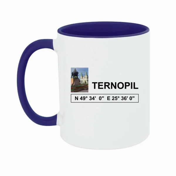 Чашка Тернополь координаты
