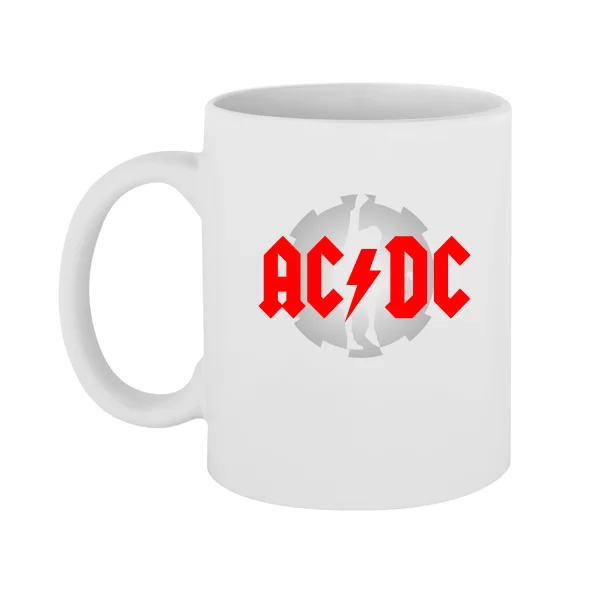 Чашка с логотипом AC DC