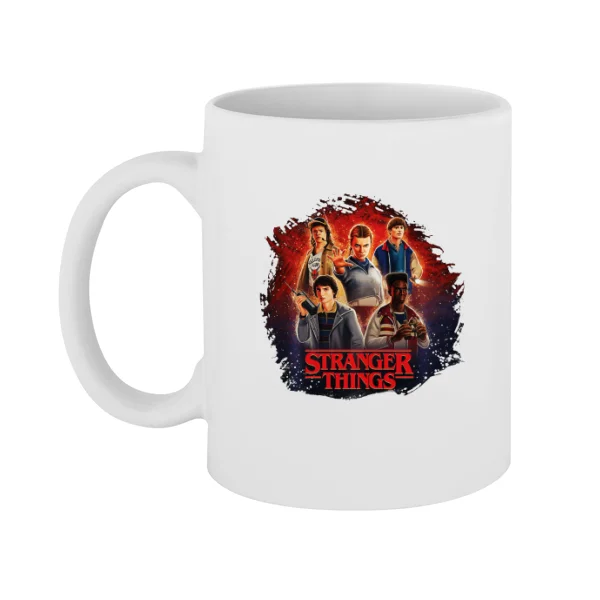 Чашка с героями Stranger Things