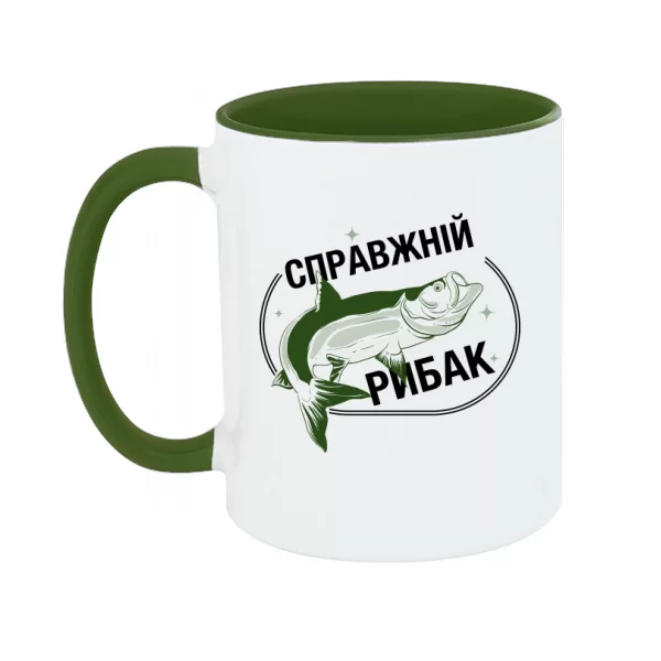 Чашка Настоящий рыбак