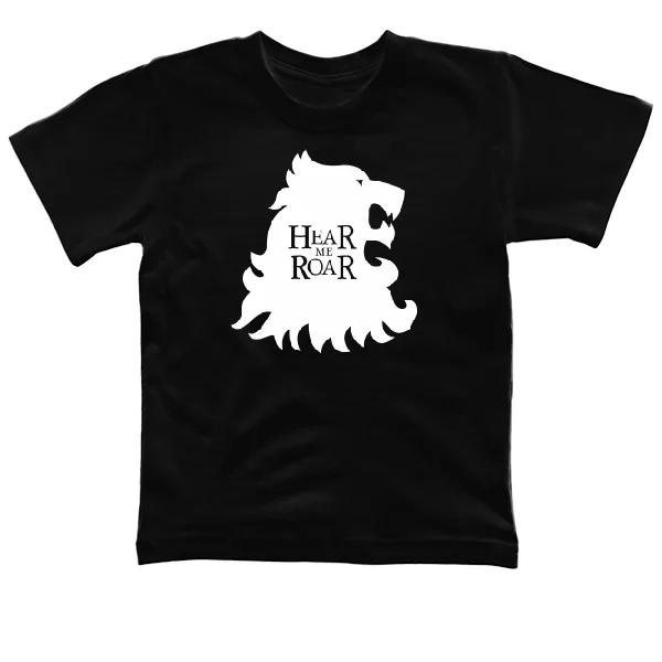 Детская футболка Hear me roar