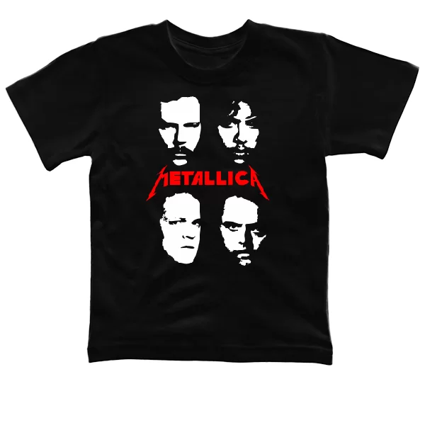 Детская футболка Metallica лица