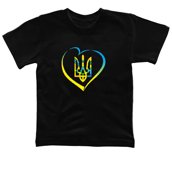 Детская футболка с трезубцем Украины