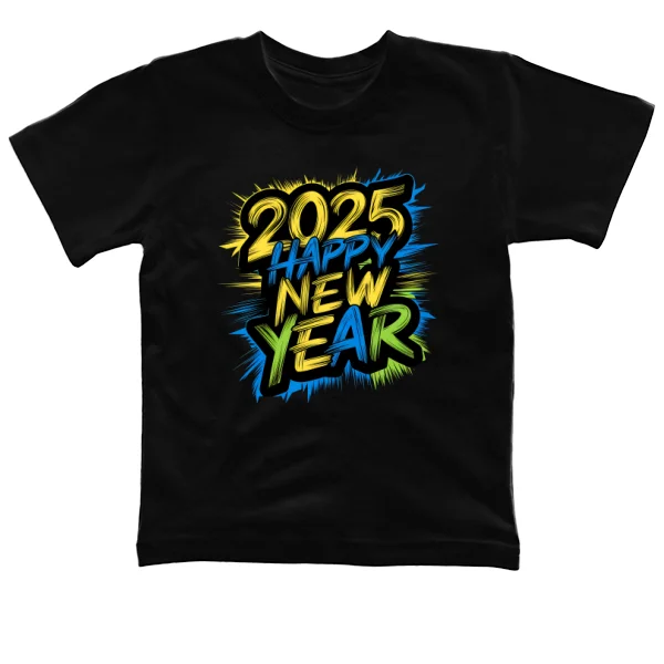 Детская футболка Happy new year 2025