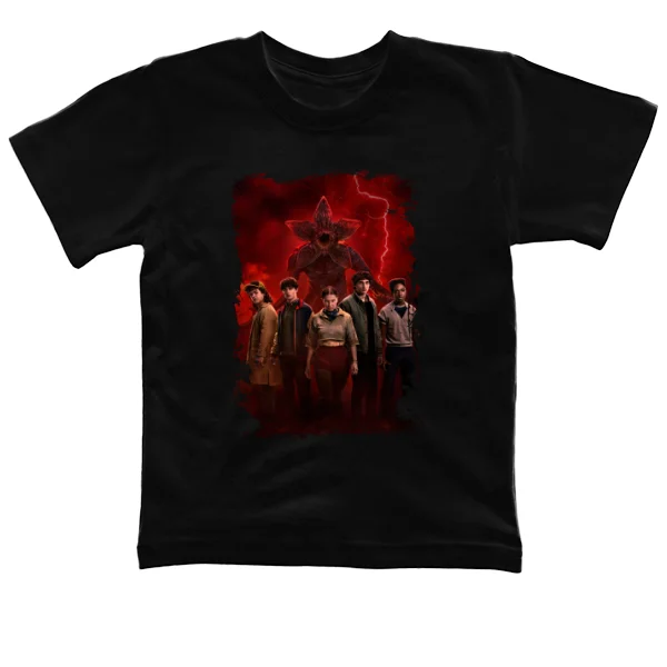 Детская футболка Stranger Things герои