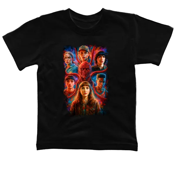 Детская футболка Stranger Things Борьба с Векной