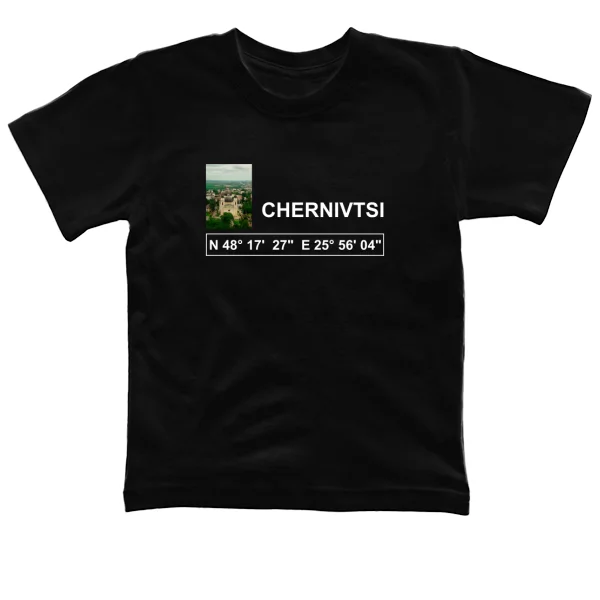 Детская футболка Черновцы координаты