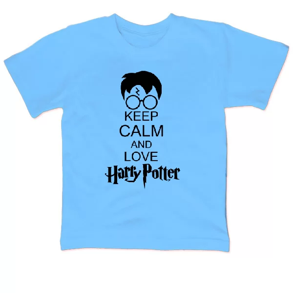 Детская футболка Keep calm and love Harry Potter