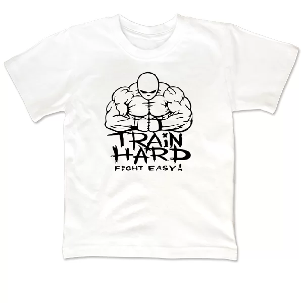 Детская футболка Train Hard Fight Easy