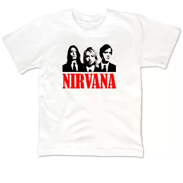 Детская футболка Музыканты Nirvana
