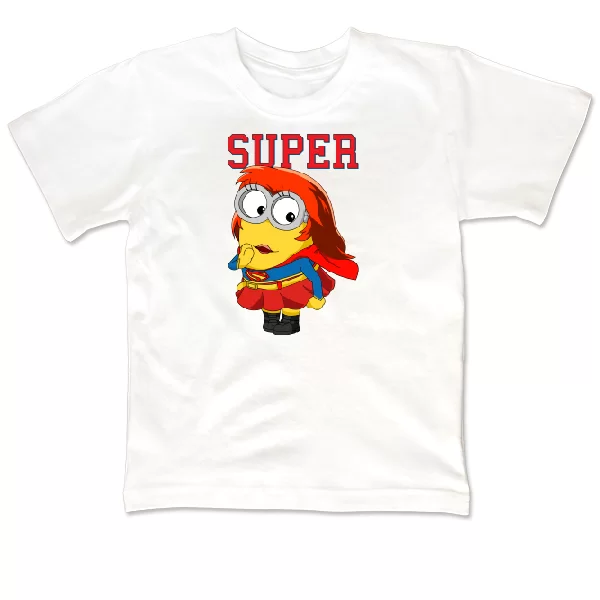 Детская футболка Миньон Super girl