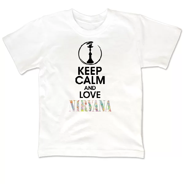 Детская футболка Keep Calm and Love Nirvana