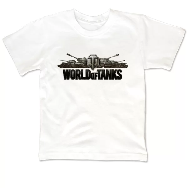 Детская футболка с логотипом World of Tanks