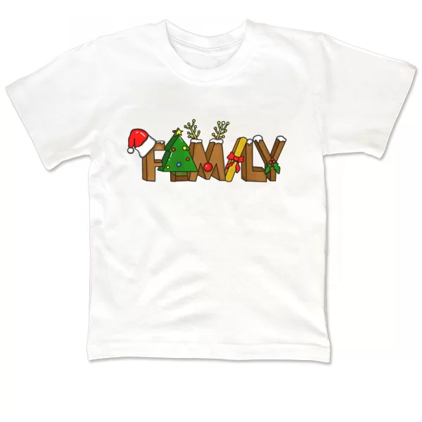 Дитяча футболка Family Look новорічний