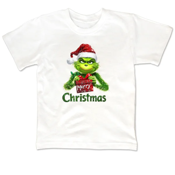 Детская футболка Гринч Merry Christmas