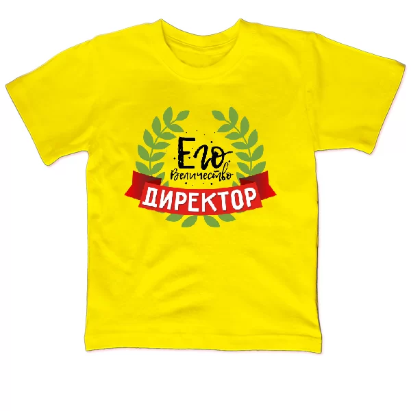 Детская футболка Его Величество Директор