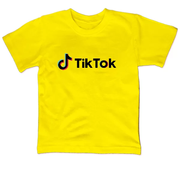 Детская футболка c логотипом ТикТок
