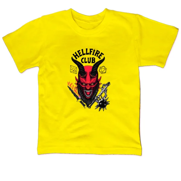 Детская футболка Stranger Things Hellfire Club art
