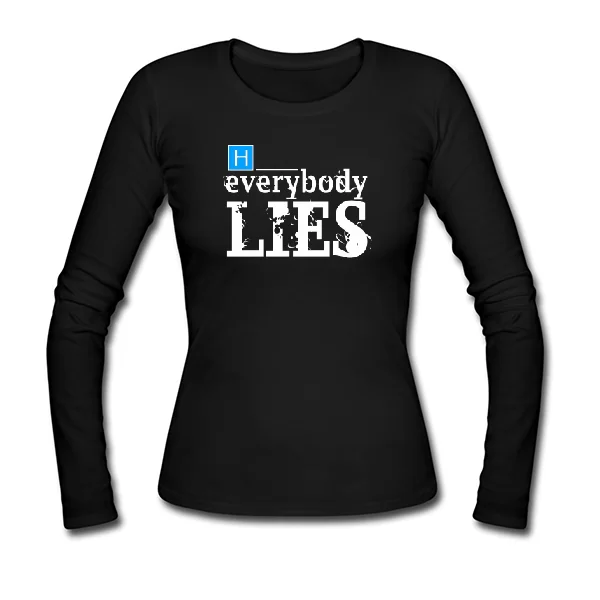 Жіночий лонгслив Доктор Хаус Everybody Lies