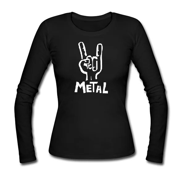 Женский лонгслив Metal