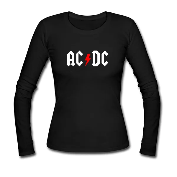 Женский лонгслив AC DC