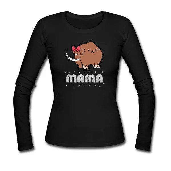 Женский лонгслив Мама Мамонт