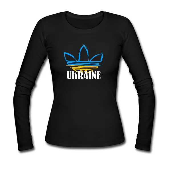 Женский лонгслив Ukraine style Adidas 1078