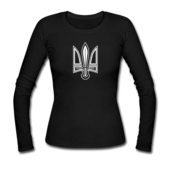 Жіночий лонгслів з тризубом мечем