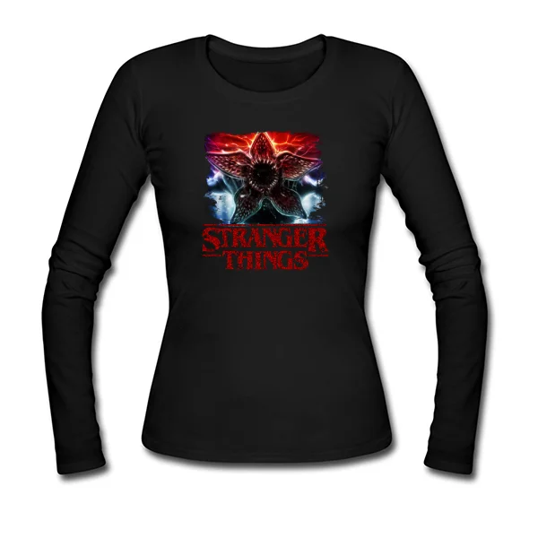 Женский лонгслив Stranger Things Демагорген