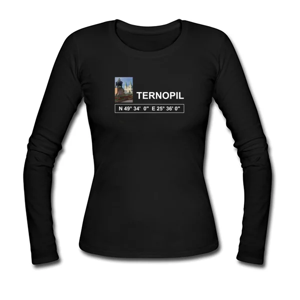 Женский лонгслив Тернополь координаты