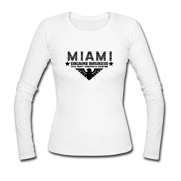 Женский лонгслив Miami Cocaine Business