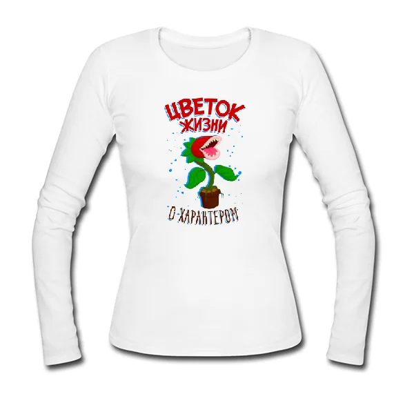 Женский лонгслив Цветок Жизни