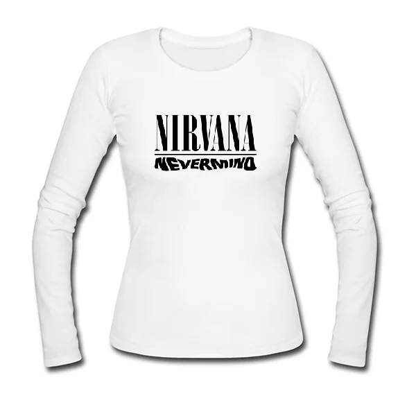Женский лонгслив Группа Nirvana Nevermind