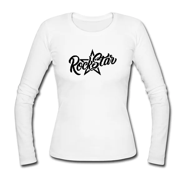 Женский лонгслив Rock Star звезда
