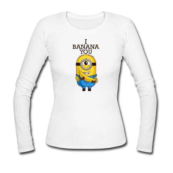 Женский лонгслив Я Banana Ты Banana