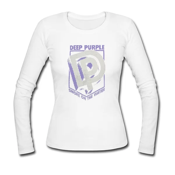 Женский лонгслив Deep Purple лого 3D